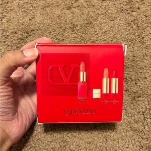 Valentino Rosso Lipstick Set in Red Box